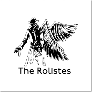 The Rolistes Podcast (Angel P.I. B&W) Posters and Art